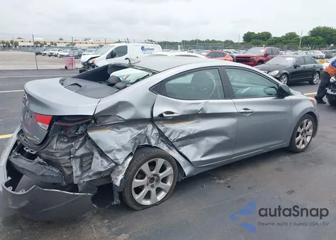 2013 Hyundai Elantra Limited from USA, damaged, VIN KMHDH4AE0DU737849
